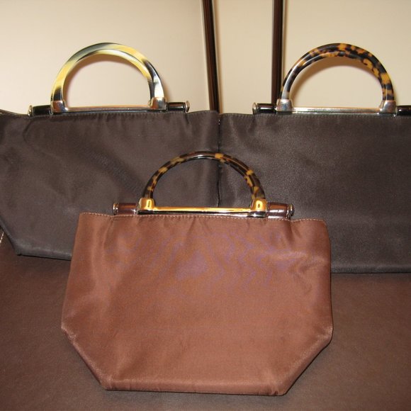 HANDLE BAG WITH TORTOISE (FAUX) OR HORN (FAUX) HANDLE - Picture 10 of 16